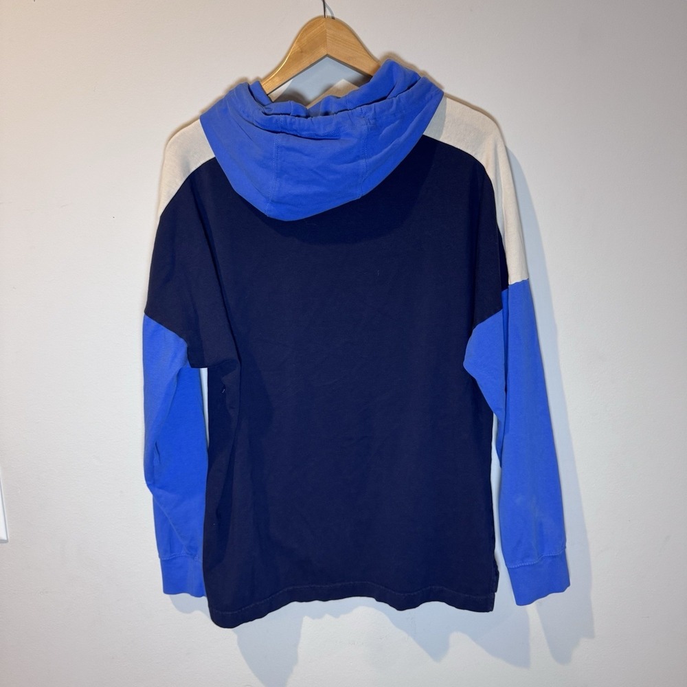 Nike Y2K Hoodie Mens Size‎ Medium Blue Colorblock Embroidered - Picture 5 of 6